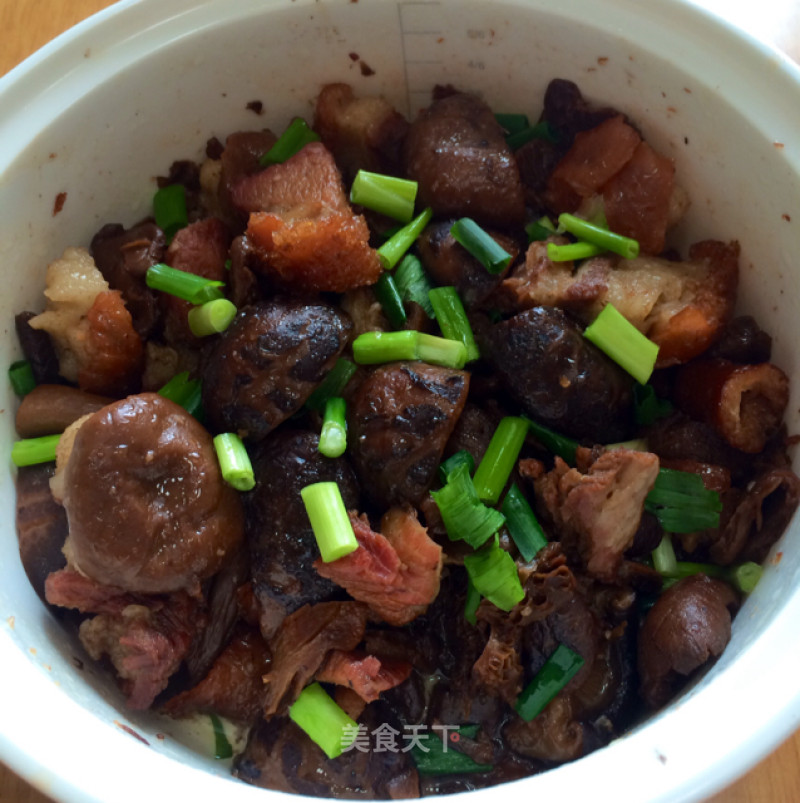 Braised Pork with Mushroom recipe