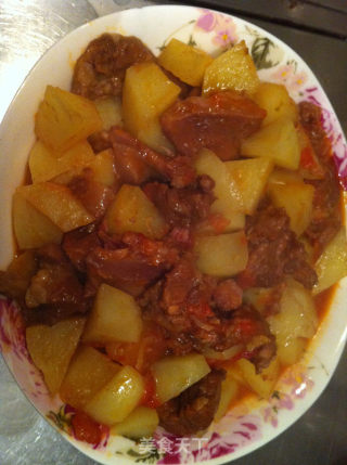 Tomato Sirloin with Potatoes recipe