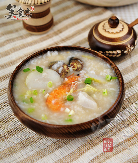 Taro Seafood Porridge recipe