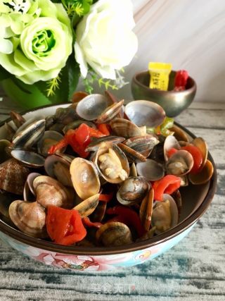 Stir-fried Clams with Hemp Pepper recipe