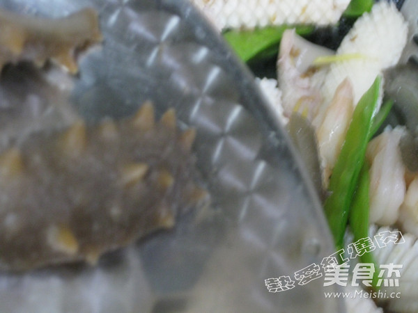 Sea Cucumber Squid Roll recipe