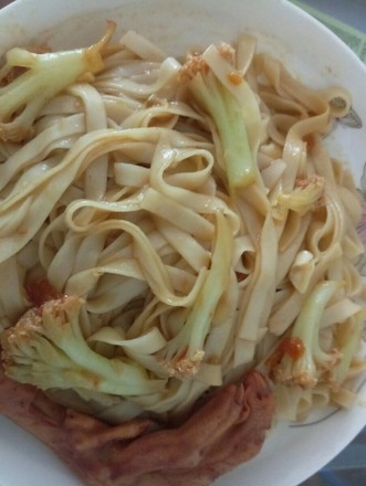 Cauliflower Noodles in Tomato Sauce recipe