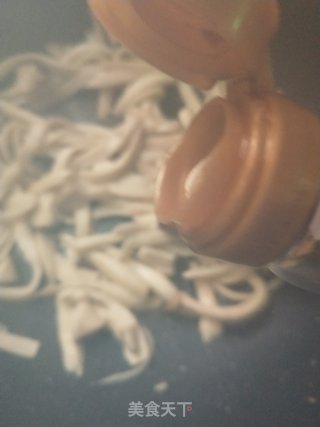 Shredded King Pleurotus with Garlic recipe