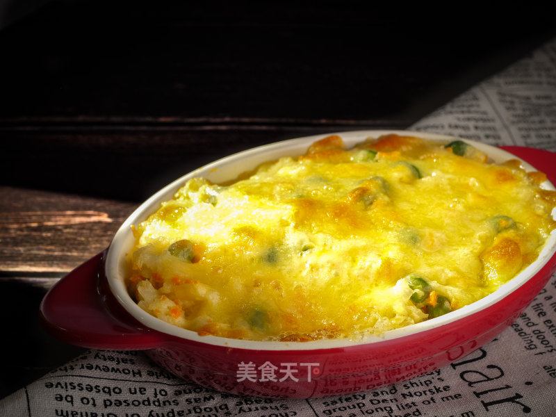 Cheese Baked Mashed Potatoes recipe