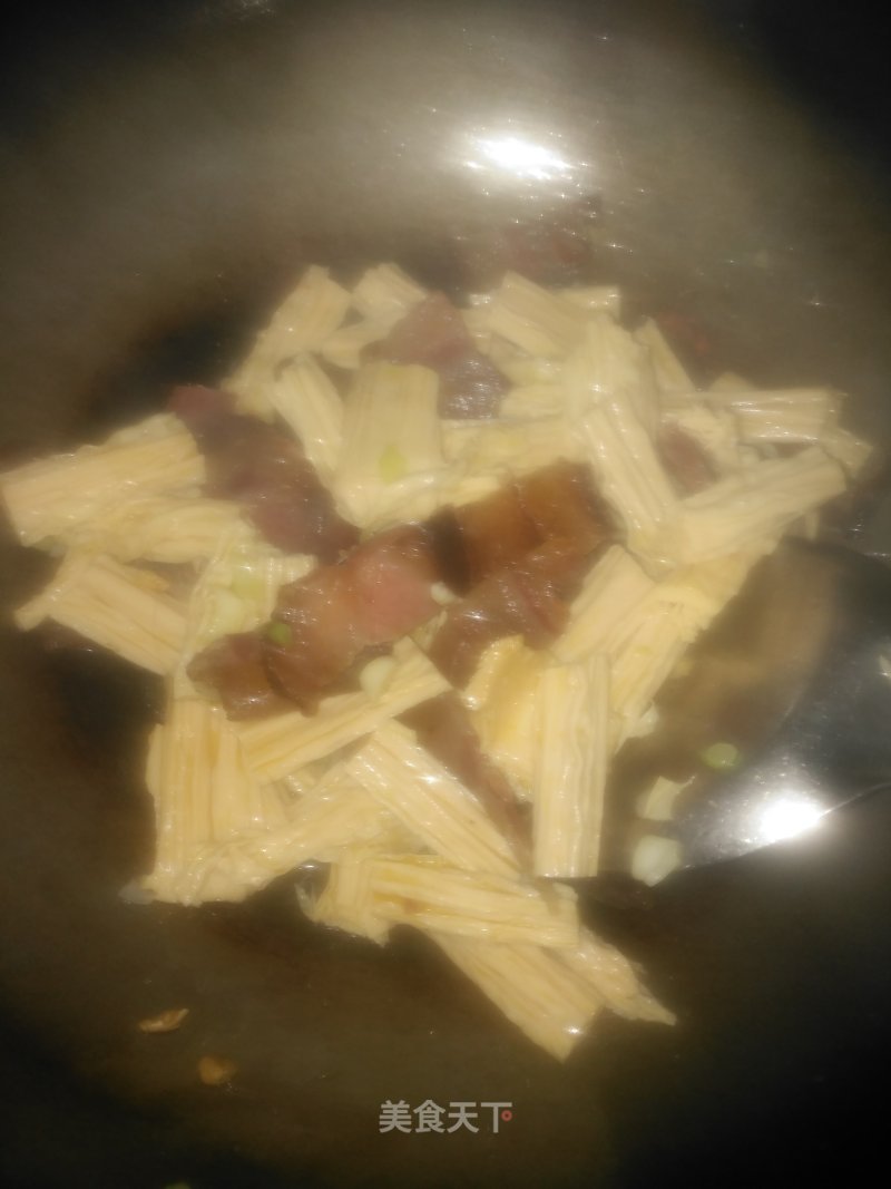 Fried Yuba with Bacon