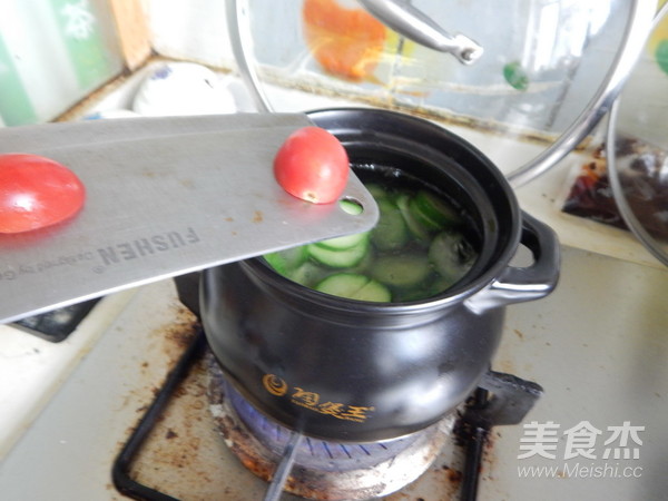 Tomato Cucumber Soup recipe