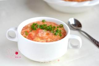 Tomato and Egg Pimple Soup recipe