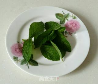 Summer Drink: Mint Green Bean Paste recipe