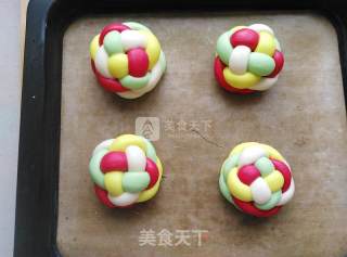 #新良第一节烤大赛# Huahaoyue Round People Reunion ~ Bean Paste Hydrangea Bread recipe