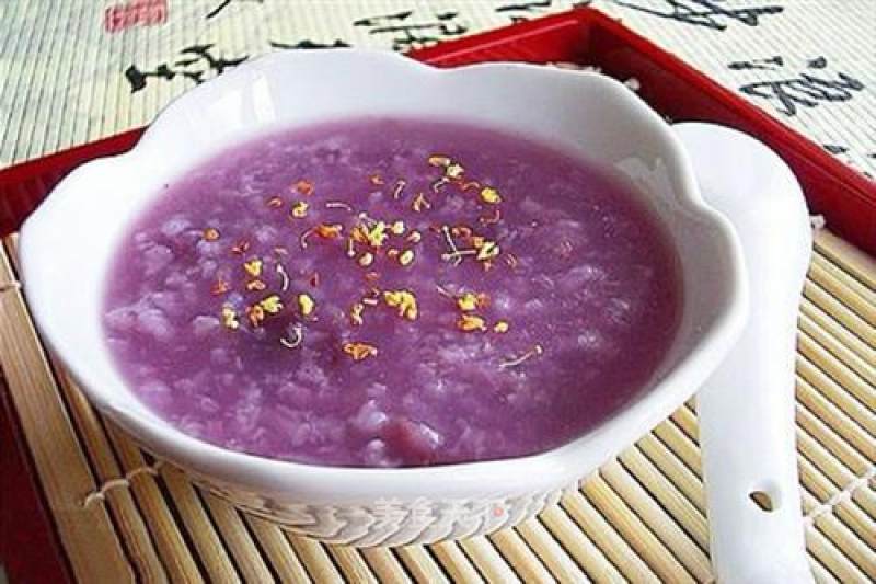 Baby Food Supplement-purple Sweet Potato Sesame Walnut Porridge