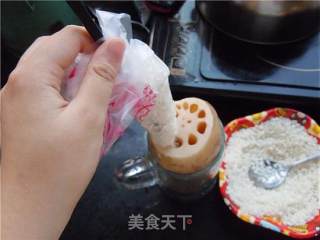 Sweet-scented Osmanthus Glutinous Rice Lotus Root recipe