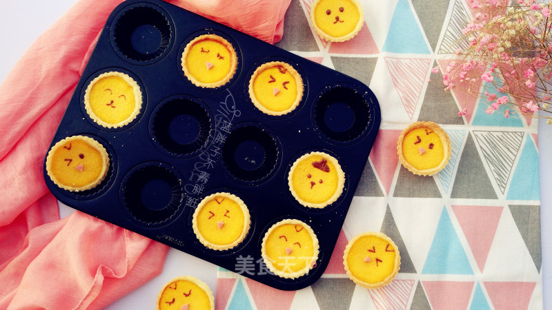 Cute Pet Shape Mini Pumpkin Tart recipe