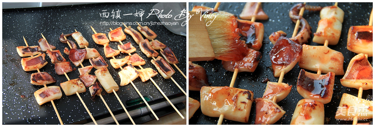 Squid Skewers recipe