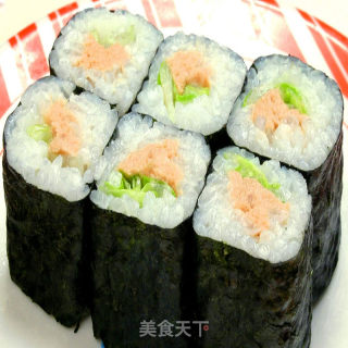 Fruit and Vegetable Duck Egg Sushi Roll recipe