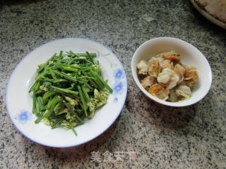 Stir-fried Scallop Meat with Chives recipe