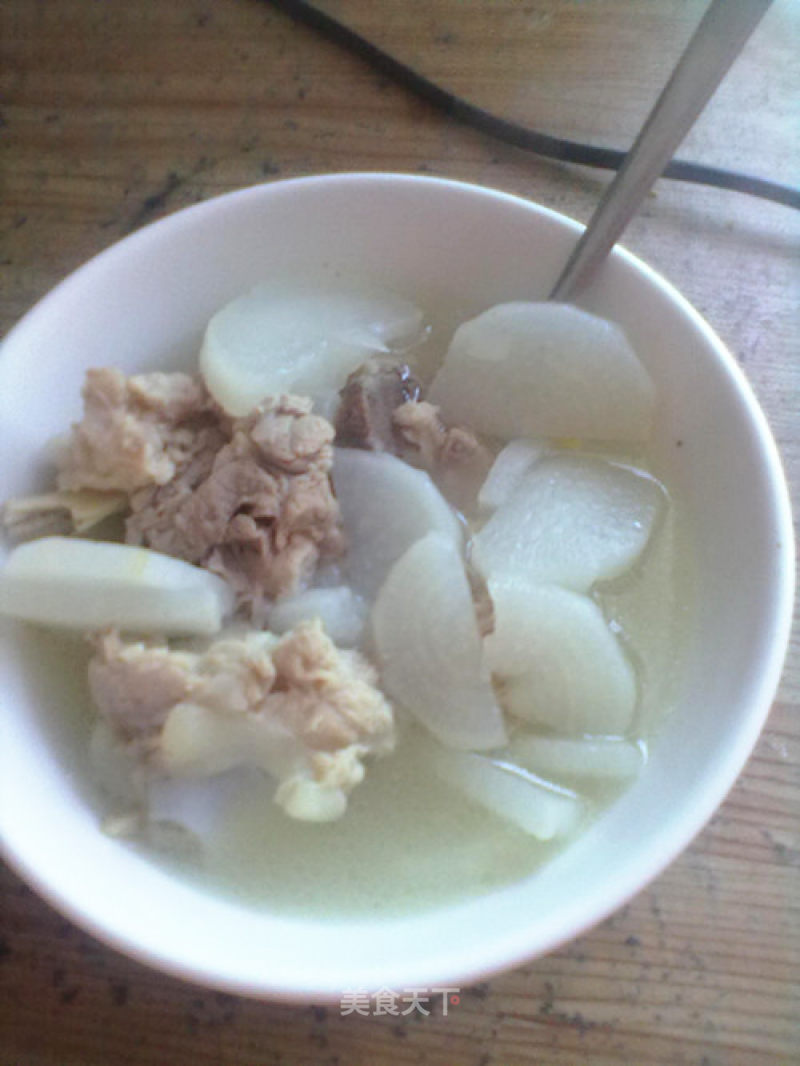 After 61, Make A Big Bone Soup with White Radish. recipe