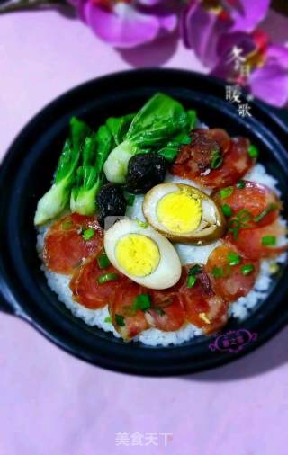 Spicy Sausage Claypot Rice recipe