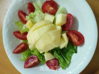 #salad# Vegetable and Fruit Salad recipe