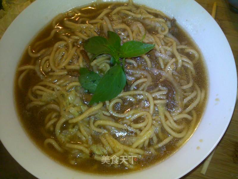 Freshly Pressed Noodles-shredded Pork Noodles recipe