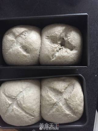 Whole Wheat Black Sesame Toast (salty Toast without Rubbing The Hand Mask) recipe