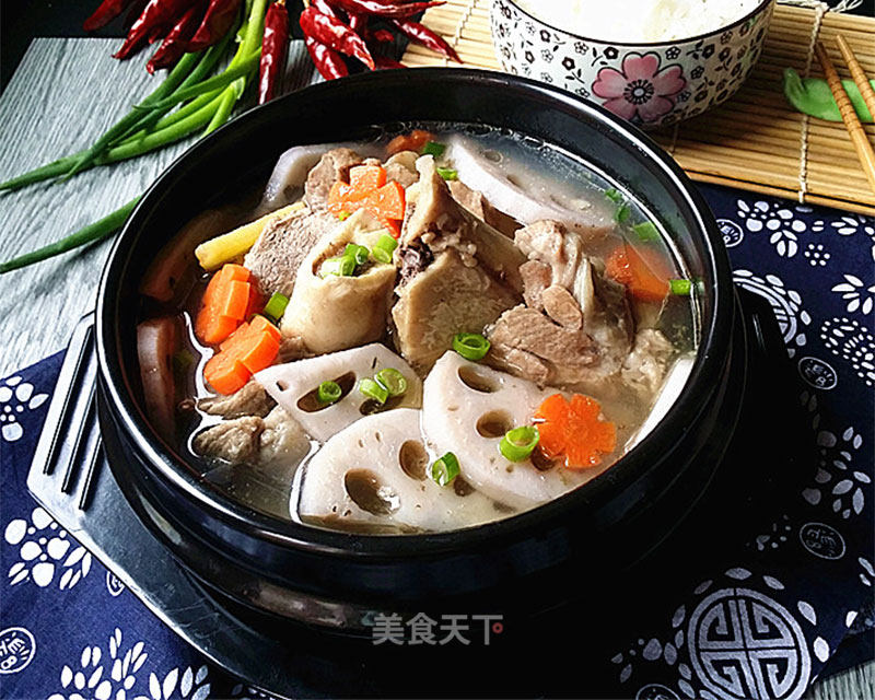 Tube Bone Lotus Root Soup recipe