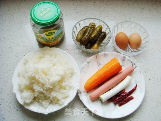 Sweet and Sour Cucumber Fried Rice recipe