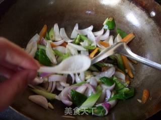 Mixed Vegetable Beef Tendon recipe