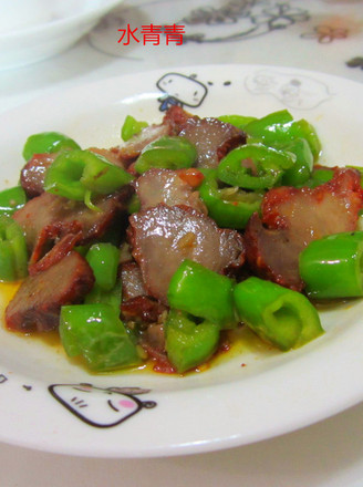 Barbecued Pork with Green Pepper