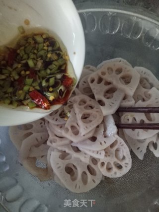 Cold Lotus Root Slices recipe