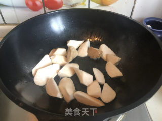 Braised Beef with King Pleurotus Mushroom recipe