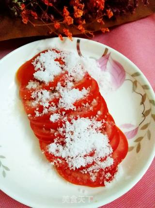 #夏懒人饭#~sugar Mixed with Tomatoes🍅 recipe