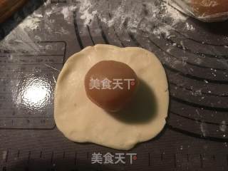 #柏翠大赛#lotus Paste Egg Yolk Cake recipe