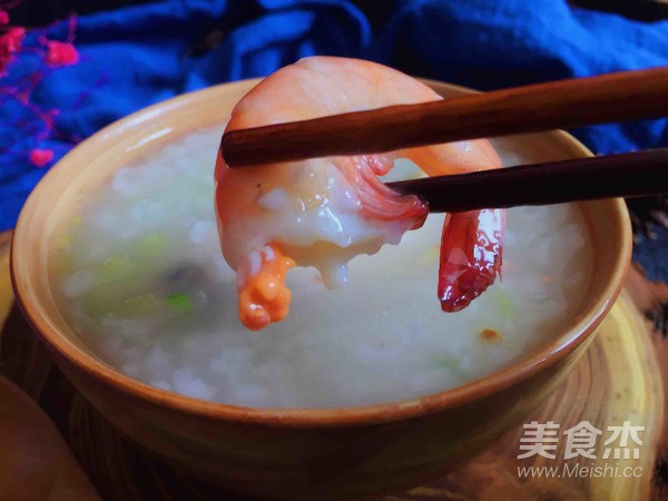 Di Zai Fish and Shrimp Congee recipe