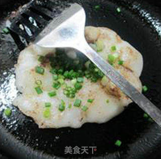Glutinous Rice Cakes with Chives, Pepper and Salt recipe