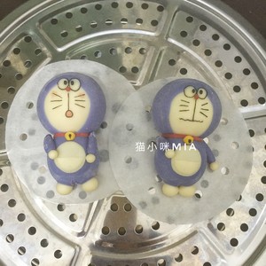 Cartoon Steamed Bun (doraemon)--original recipe