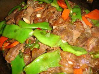 Stewed Beef with Sword Beans recipe