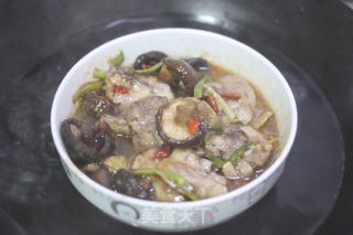 Steamed Chicken with Oyster King Mushroom recipe