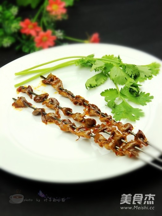 Chicken Gizzard Skewers recipe