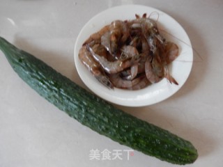 Fried Shrimp with Cucumber recipe