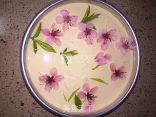 Peach Blossom Yogurt Cheese Mousse Cake recipe