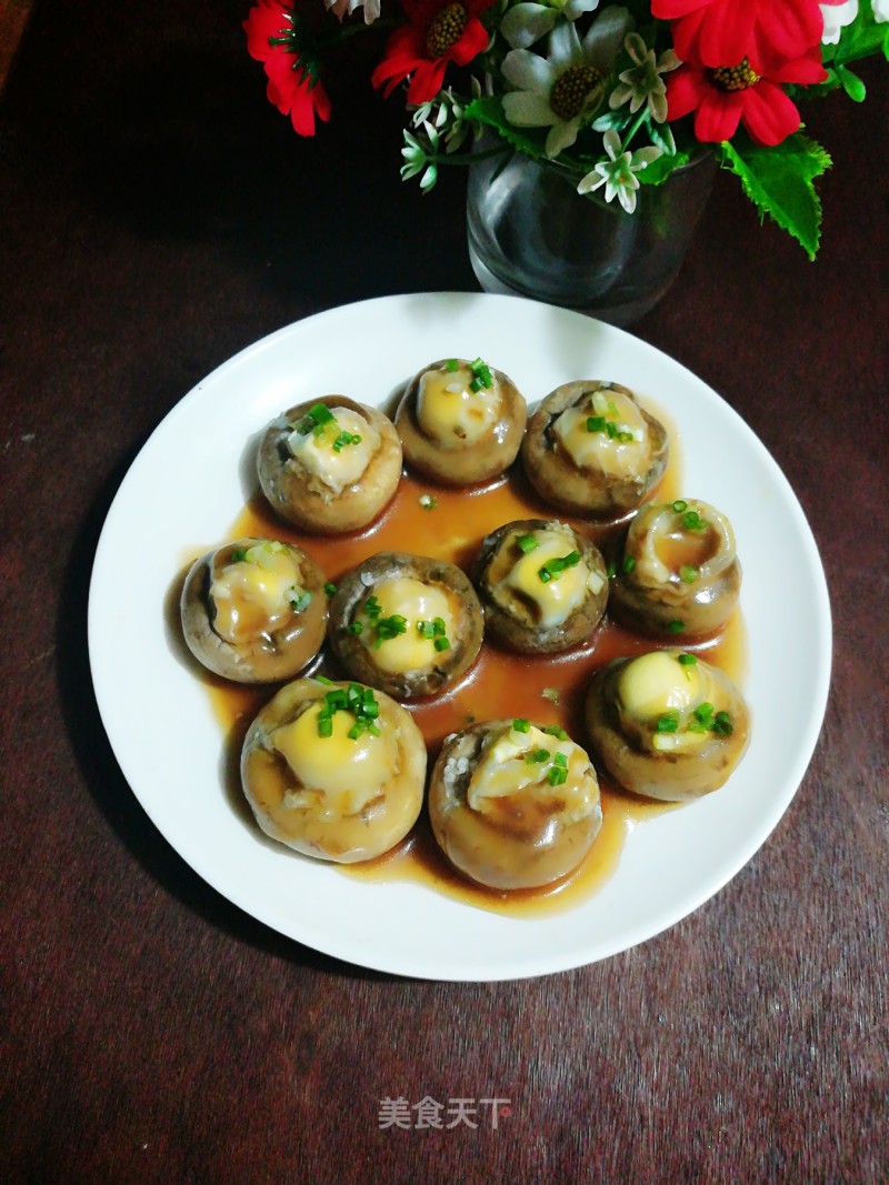 Mushroom Stuffed Quail Eggs recipe