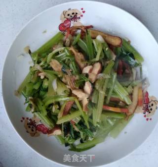 Celery Stir-fried Tofu recipe
