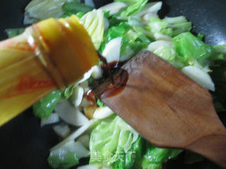 Stir-fried Beef Cabbage with Rice White recipe