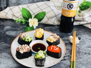 Gunkan Sushi (also Yixian) recipe