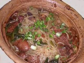 New Year's Eve Dishes Celebrating Elegance-----garlic Lamb Vermicelli Pot recipe