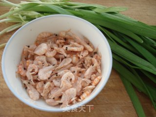 Fried Krill with Chives recipe