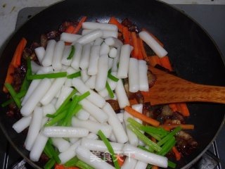 New Year's High-three Silk Fried Rice Cakes recipe