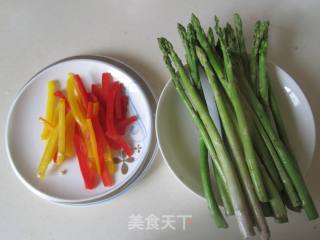 Stir-fried Asparagus with Bell Peppers recipe