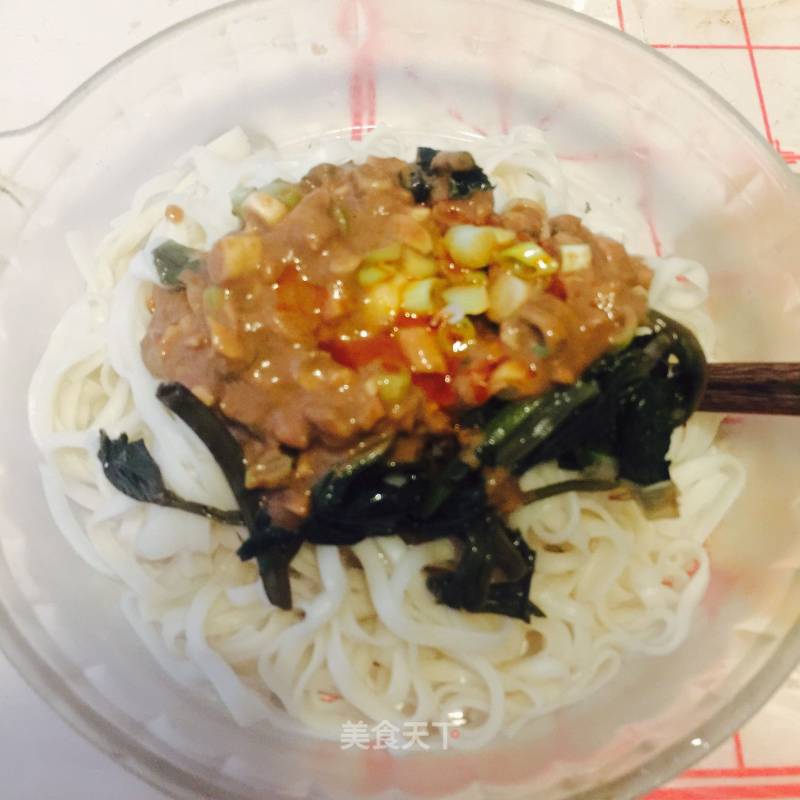 Juewei Minced Garlic Cold Noodles recipe