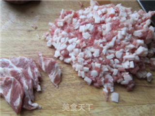 Diced Meat Mantou recipe